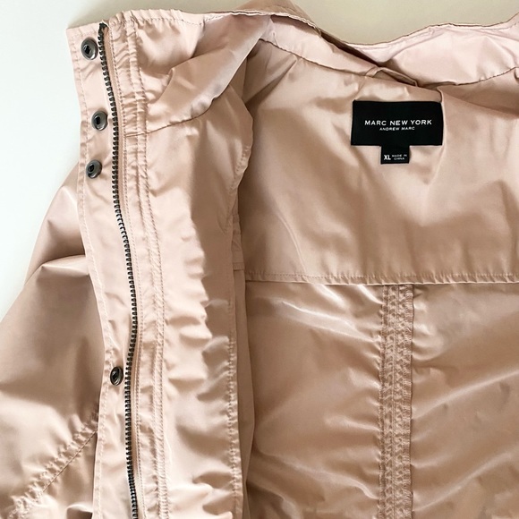 Marc New York Blush Utility Rain Coat - Picture 7 of 15